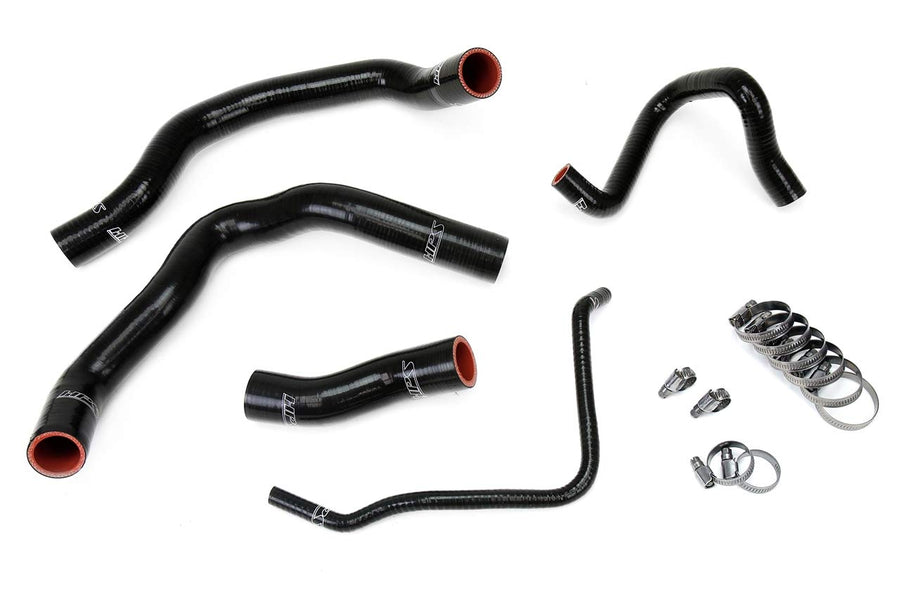 Black HPS 57-1211-BLK Silicone Radiator Coolant Hose Kit