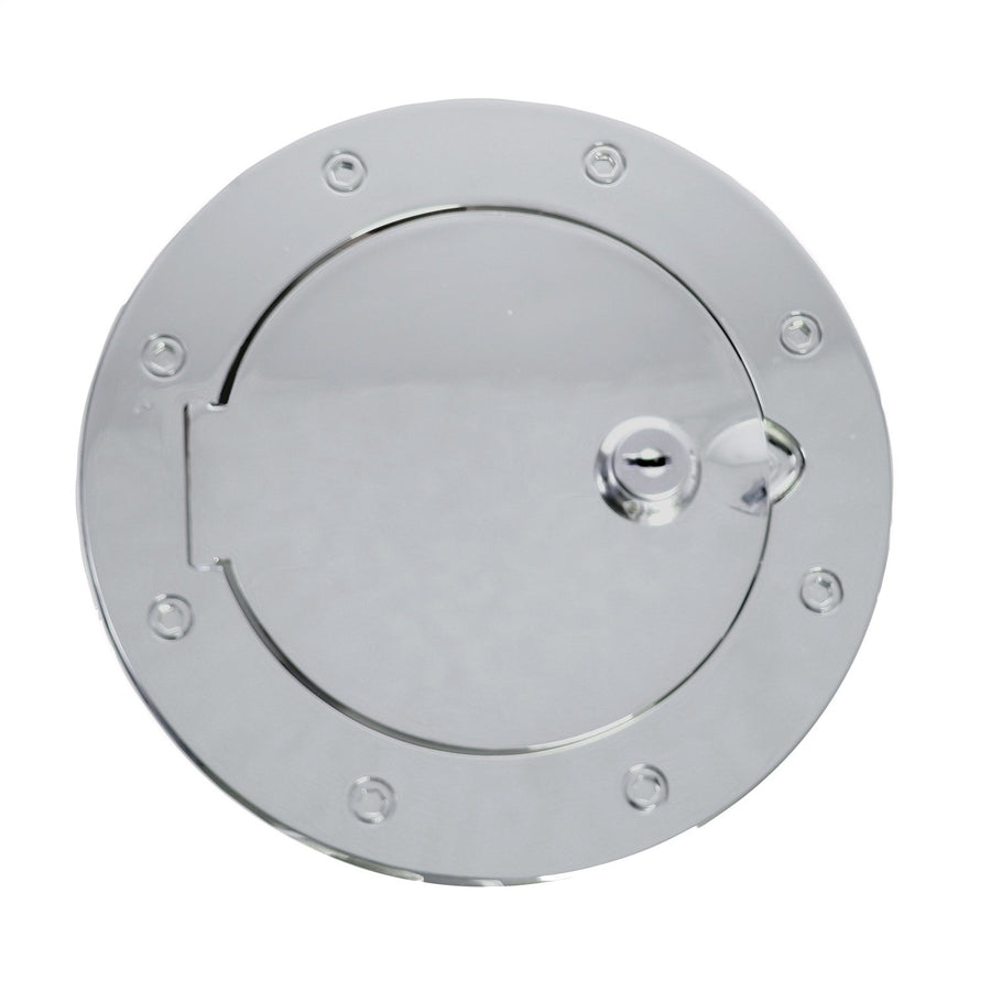 Gas Cap Door, Locking, Rugged Ridge Stainless Steel | 11134.03 | Fits 2007-2018 Jeep Wrangler JK
