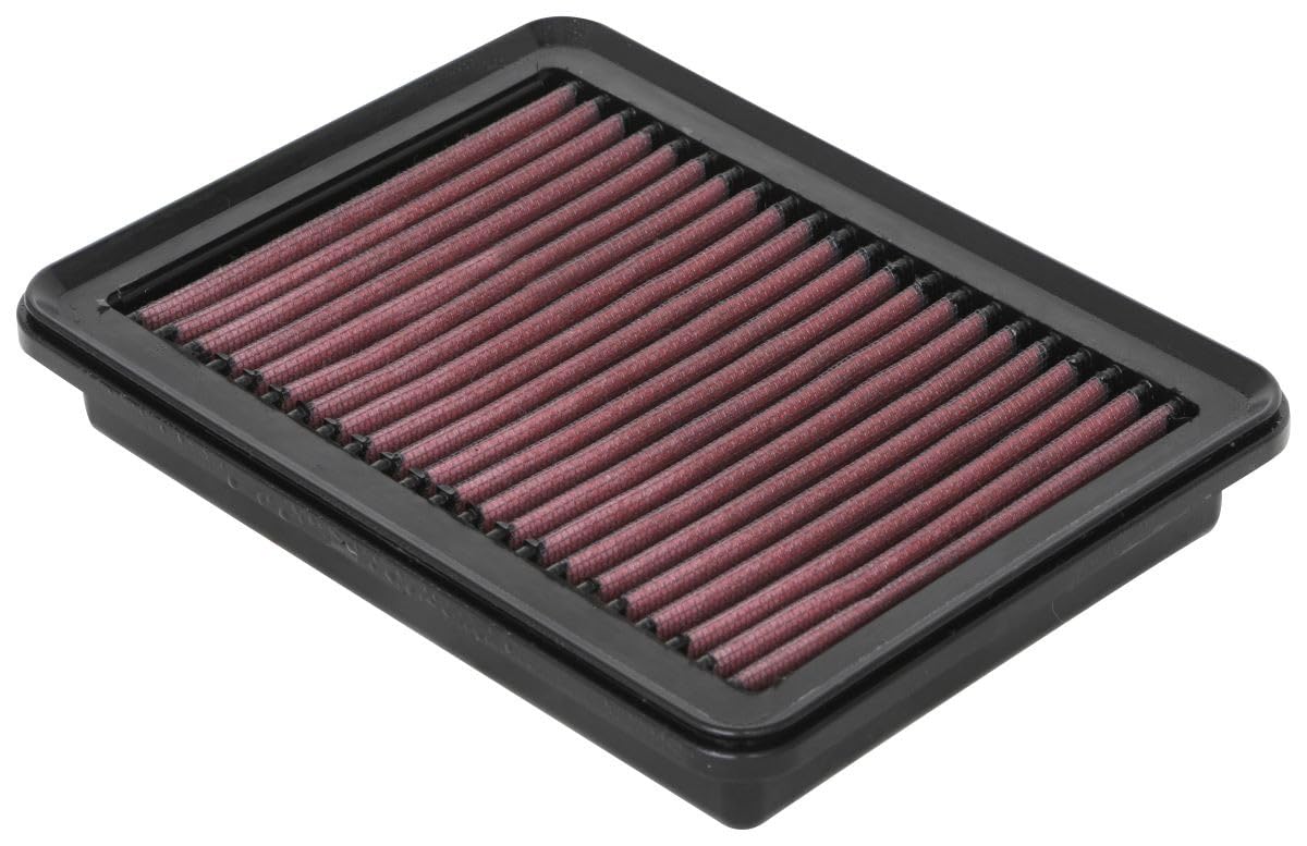 K&N Engine Air Filter: Replacement Car Air Filter, Reusable, Clean Every 75,000 Miles, Washable, Premium: Compatible with 2019-2021 MAZDA 3; 2019-2021 MAZDA CX-30, 33-3158
