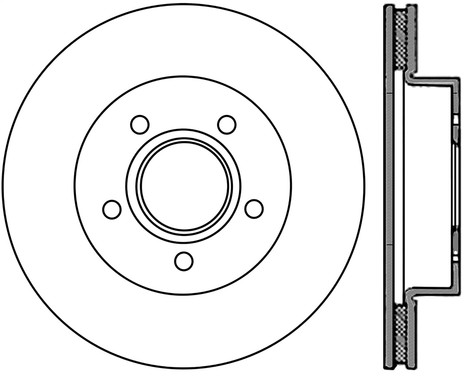 Brake Rotor StopTech (128.67042CL)