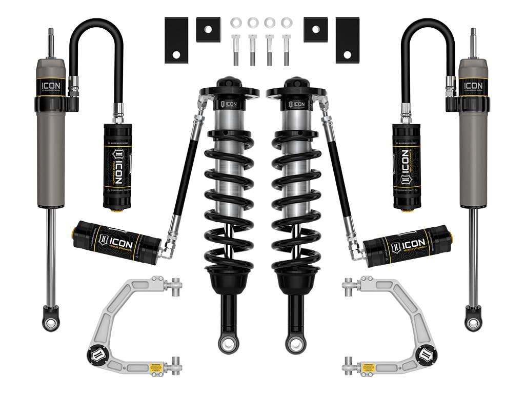 1.25-3.5" Lift ICON Stage 7, 2.5 Suspension System, Billet, Compatible with 22-23 Toyotaa Tundra, K53197