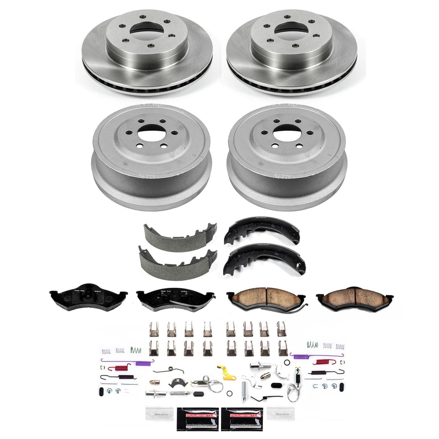 Power Stop Front Track Day High-Performance Brake Pads and Rotors Kit TDBK6055 For BMW 335d 2011, BMW 335i 2011-2013, BMW 335i xDrive 2013, BMW 335is 2011-2013 [Application Specific]