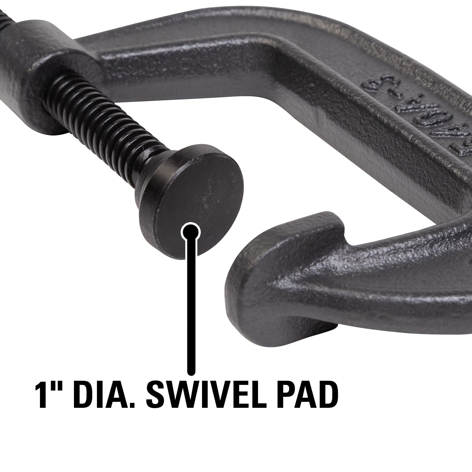C-Clamp Wilton, 3" Opening, 1-7/8" Throat, 1800 Lbs. Clamping Force (Model 540A-3)