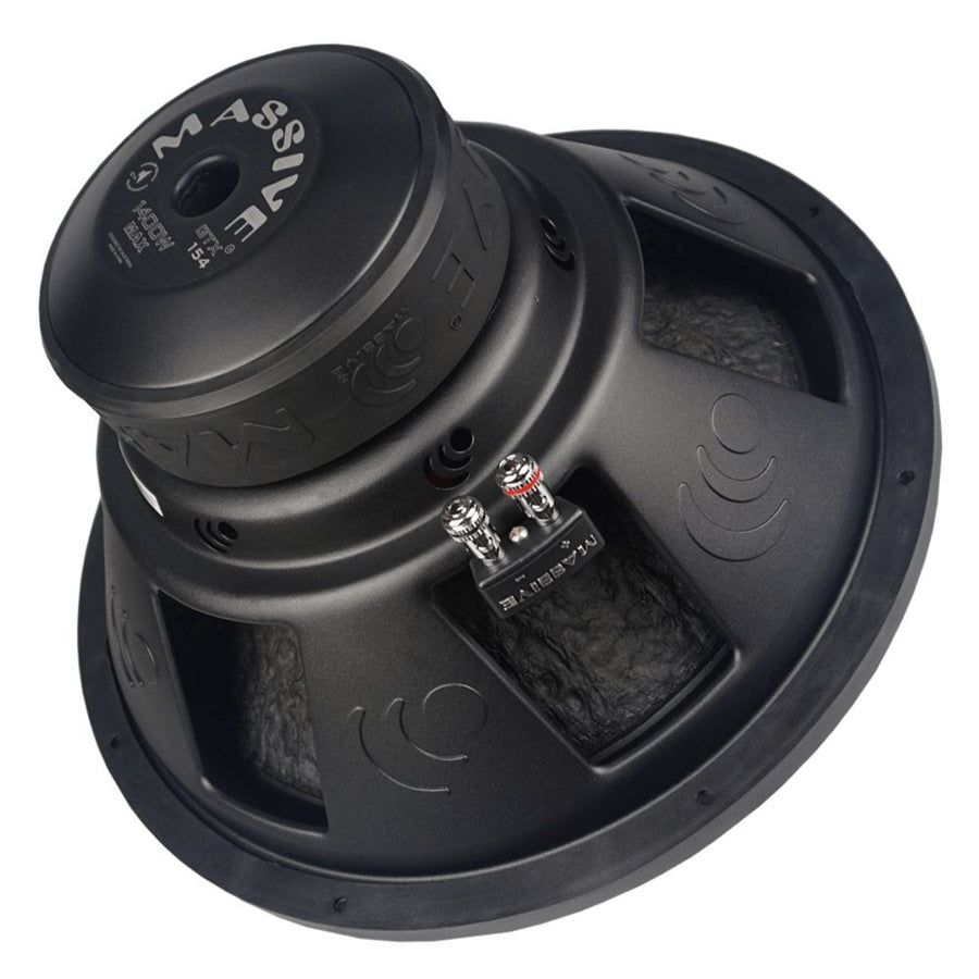 15" Massive Audio 1400 Watt Subwoofer Dual 4 Ohm Voice Coil GTX154