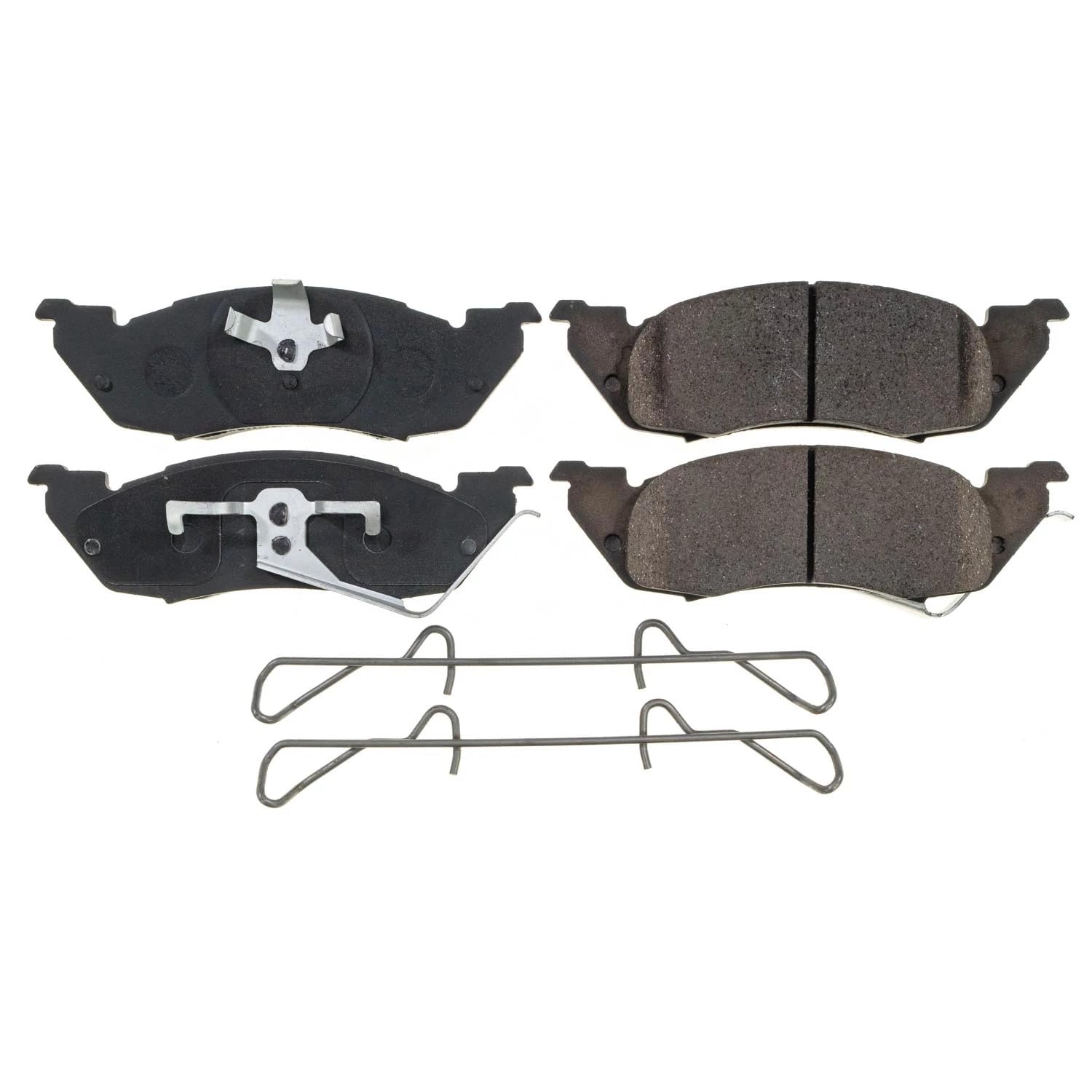 Power Stop Brake Kit Front For Dodge Dakota 1991-98 - Ceramic Brake Pads With Installation Hardware, 17-529