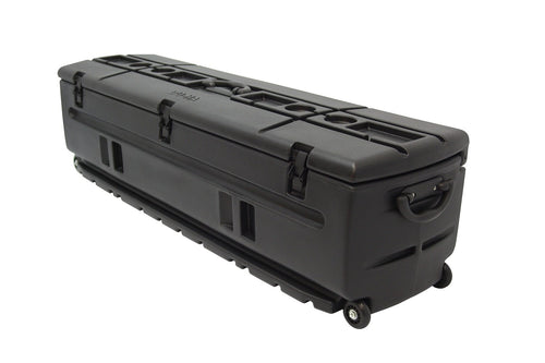Black DU-HA Tote, Truck Storage Box | Heavy-Duty, Portable Rolling Tool Box or Gun Case for SUV's, Vans, Pickup Trucks, and More | 53 in x 15 in x 15 in | Includes Dividers | No Slide Bracket | 70103