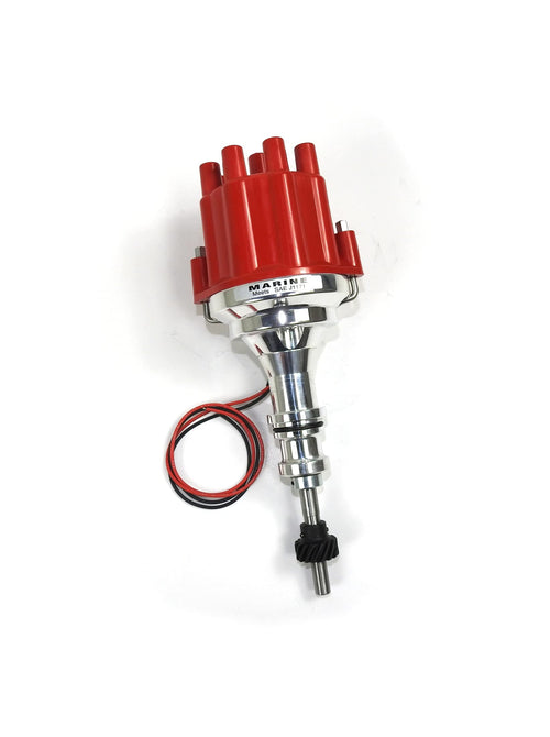 Pertronix Dist Billet I3 Marine Ford 302 Red Cap, 1 Pack D7230801