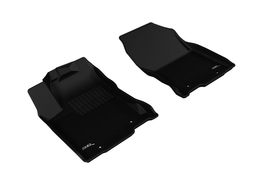 3D MAXpider Custom Fit Front Row All-Weather Floor Mat for Select Lexus NX/ NX Hybrid Models - Kagu Rubber (Black)