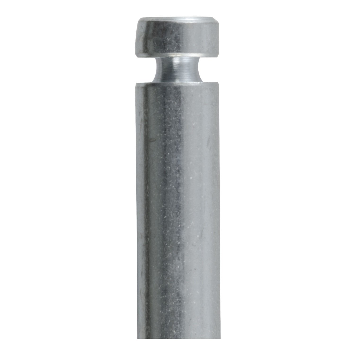 CURT Trailer Hitch Pin & Clip with Grooved Head, 1/2-Inch Diameter, Fits 1-1/4-Inch Receiver, Clear ZINC