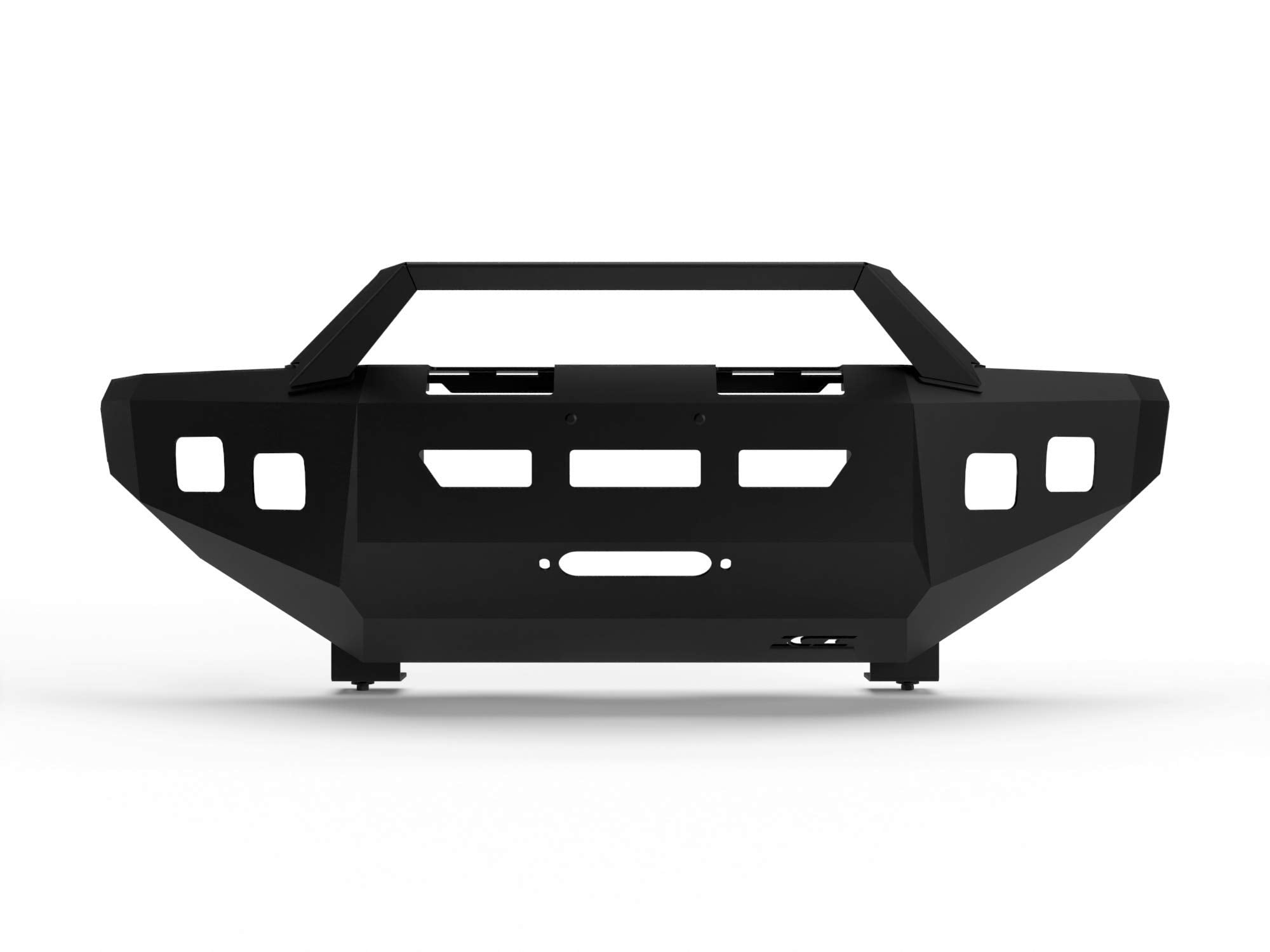 Alumilite Front Winch Bumper Compatible with 2005-2015 Toyota Tacoma ICI Aluminum Bumpers