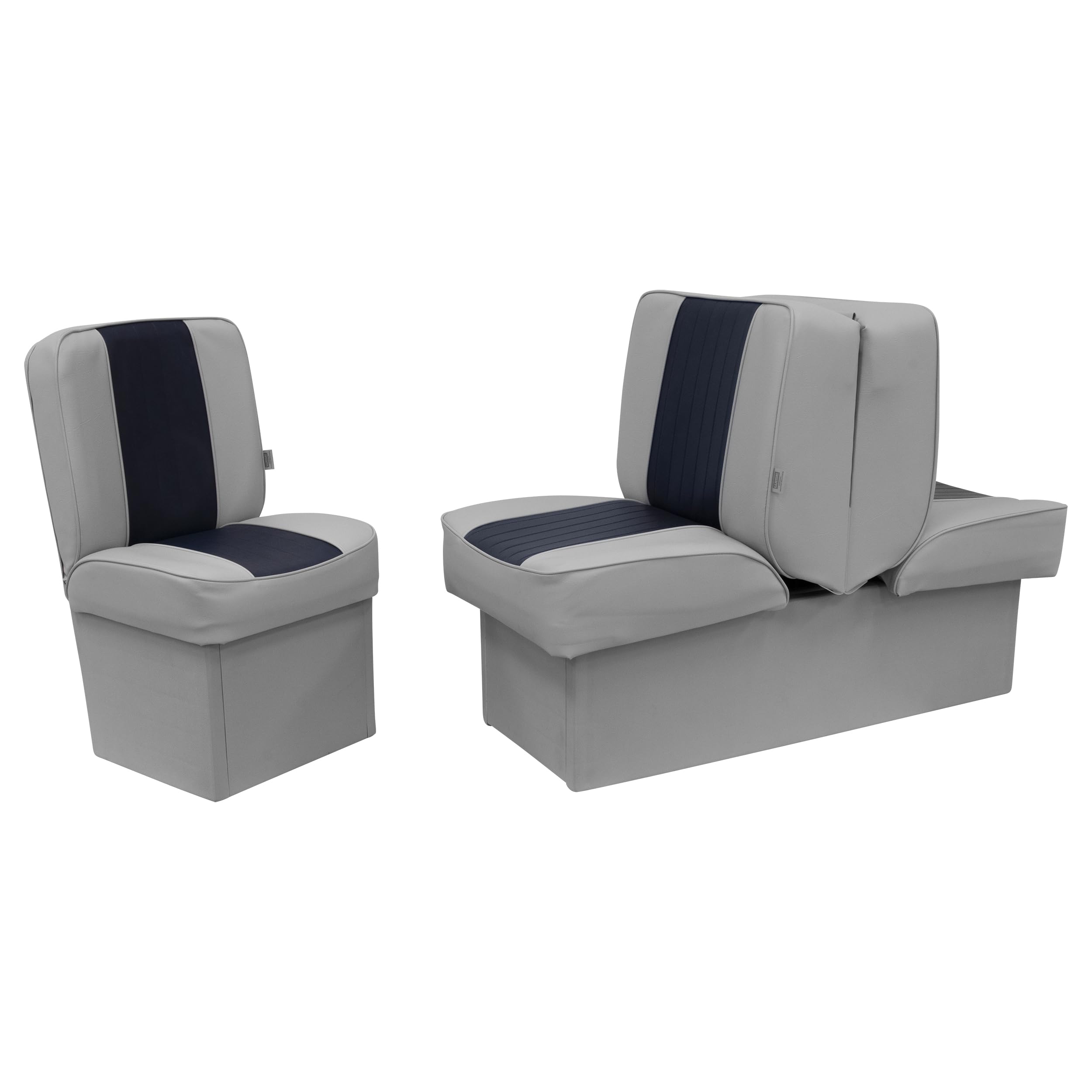 8WD707P-1-660 Wise Deluxe Lounge Seat (Grey/Navy)