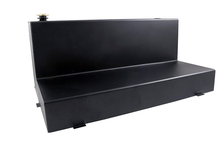 L-Shape Dee Zee DZ92756SB Transfer Tank (111 gallon) - Black Steel