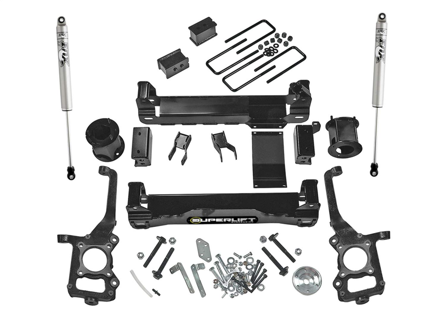 SUPERLIFT SUSPENSION RealTruck 6" Lift Kit for Ford F-150 | Complete Lift Kit with Front Strut Spacers & Rear Fox 2.0 Series Shocks | K179F | Fits 2009-2014 Ford F-150 4WD