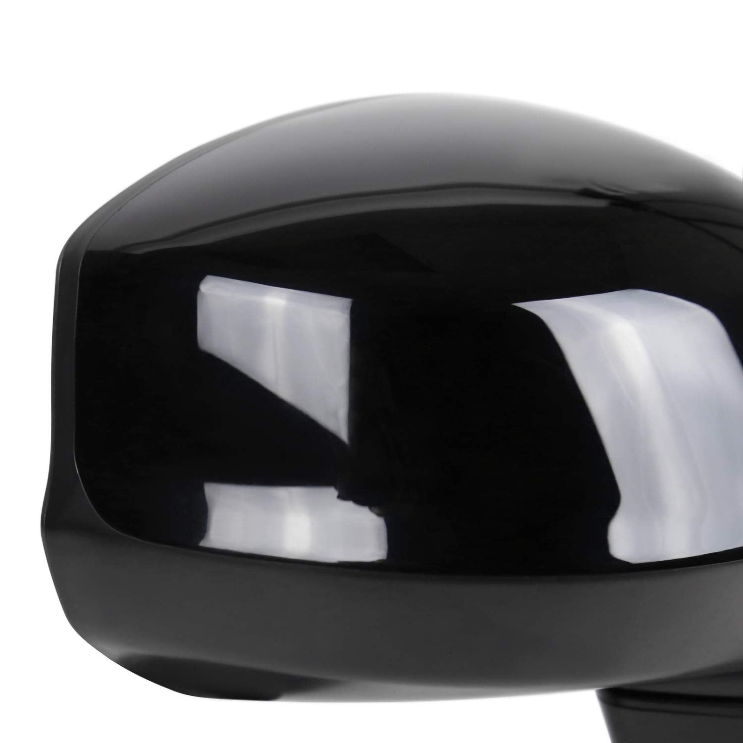 Spec-D Tuning Power Adjust Right Passenger Side Glossy Black 3-Pin Manual Fold Side Mirror Compatible with 2012-2015 Honda Civic