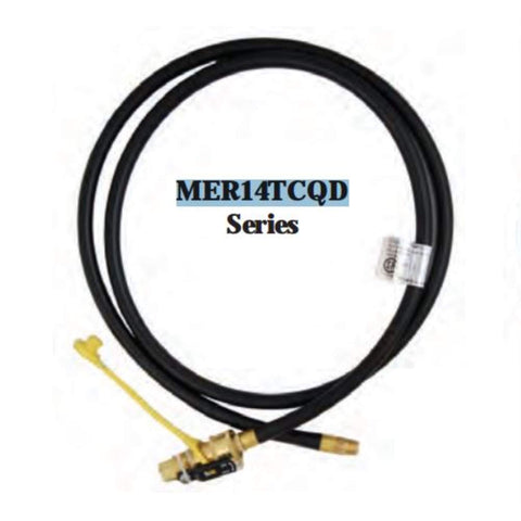 Marshall Excelsior 12' Quick Connect MER14TCQD-144P LP Hose