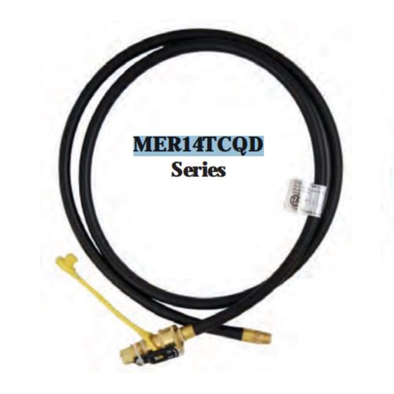 Marshall Excelsior 12' Quick Connect MER14TCQD-144P LP Hose