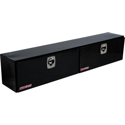 Weather Guard Hi-Side Model 390-5-02 Truck Box, Aluminum, Gloss Black, 11.1 cu ft capacity