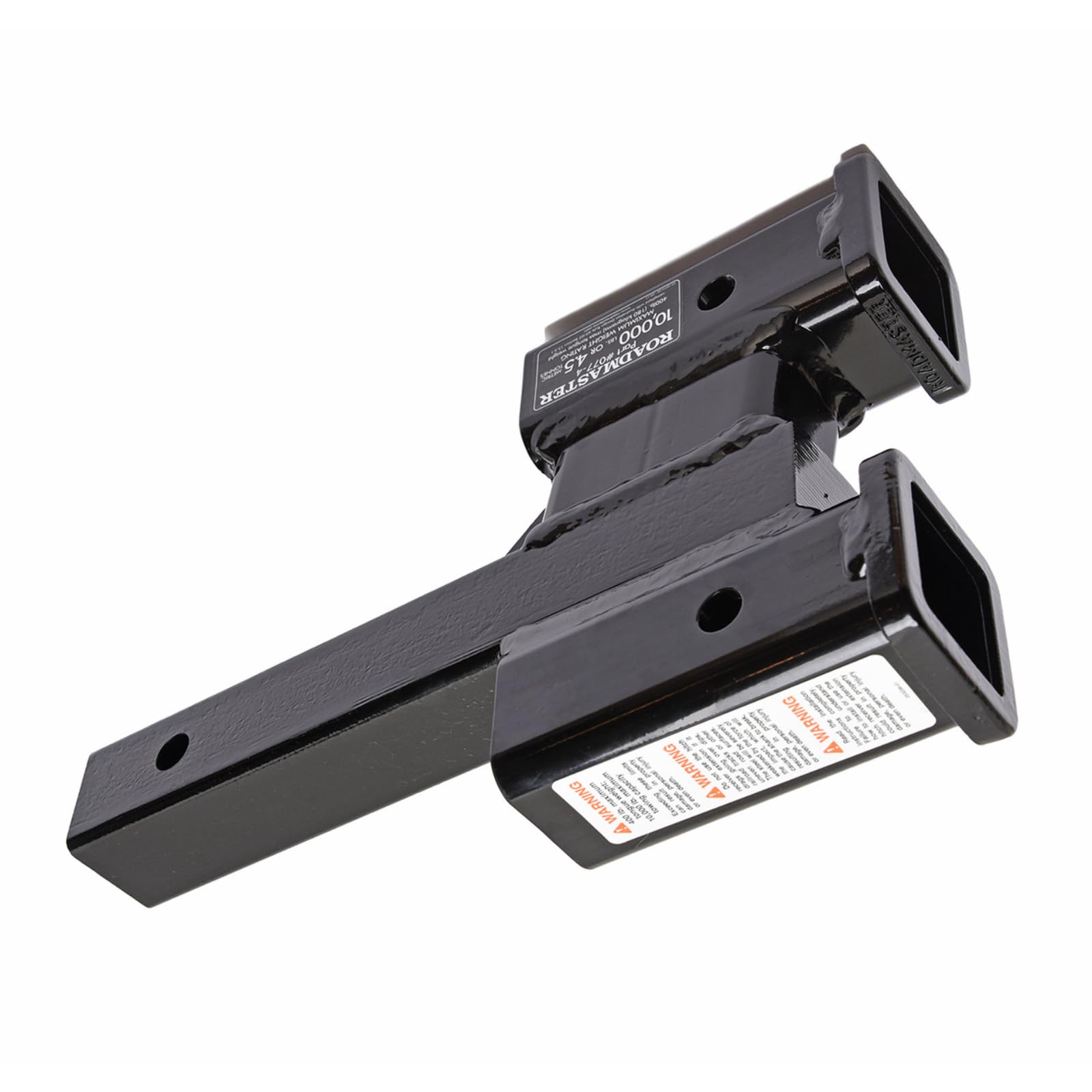Dual Receiver Hitches Roadmaster 077-4 with 2" Top and 4" Bottom Offset fits 2" Receiver Hitch | 10,000 lbs Towing Capacity | 400 lbs Max Tongue Weight | Durable Powder Coat Finish | Made in The USA