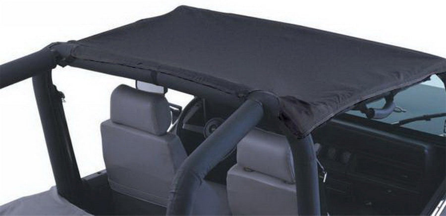 California Brief RAMPAGE PRODUCTS Soft Top for Jeep Wrangler YJ | Black, Vinyl | 90801 | Fits 1987-1991 Jeep Wrangler YJ