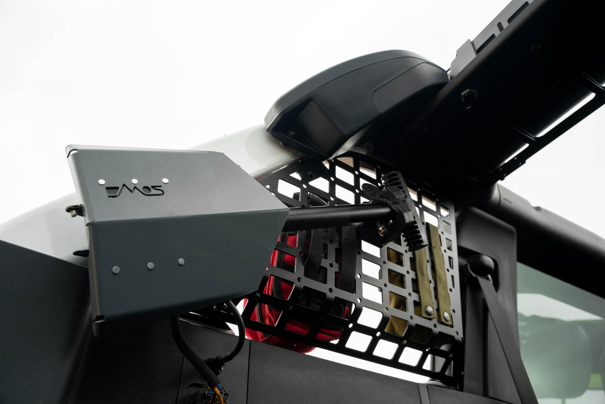 Rear Window Molle Panels DV8 Offroad for 2021-2025 Ford Bronco | Versatile Mounting Solutions | Molle Design | M6 Slots for Carriage Bolts | Mounts Gear on Both Sides of The Panels