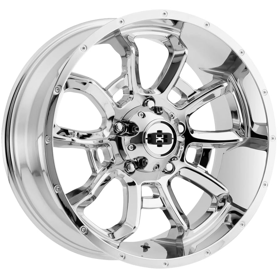 20" Inch VISION 5x139.7 Wheel Rim Bomb 415 20x9-12mm Chrome