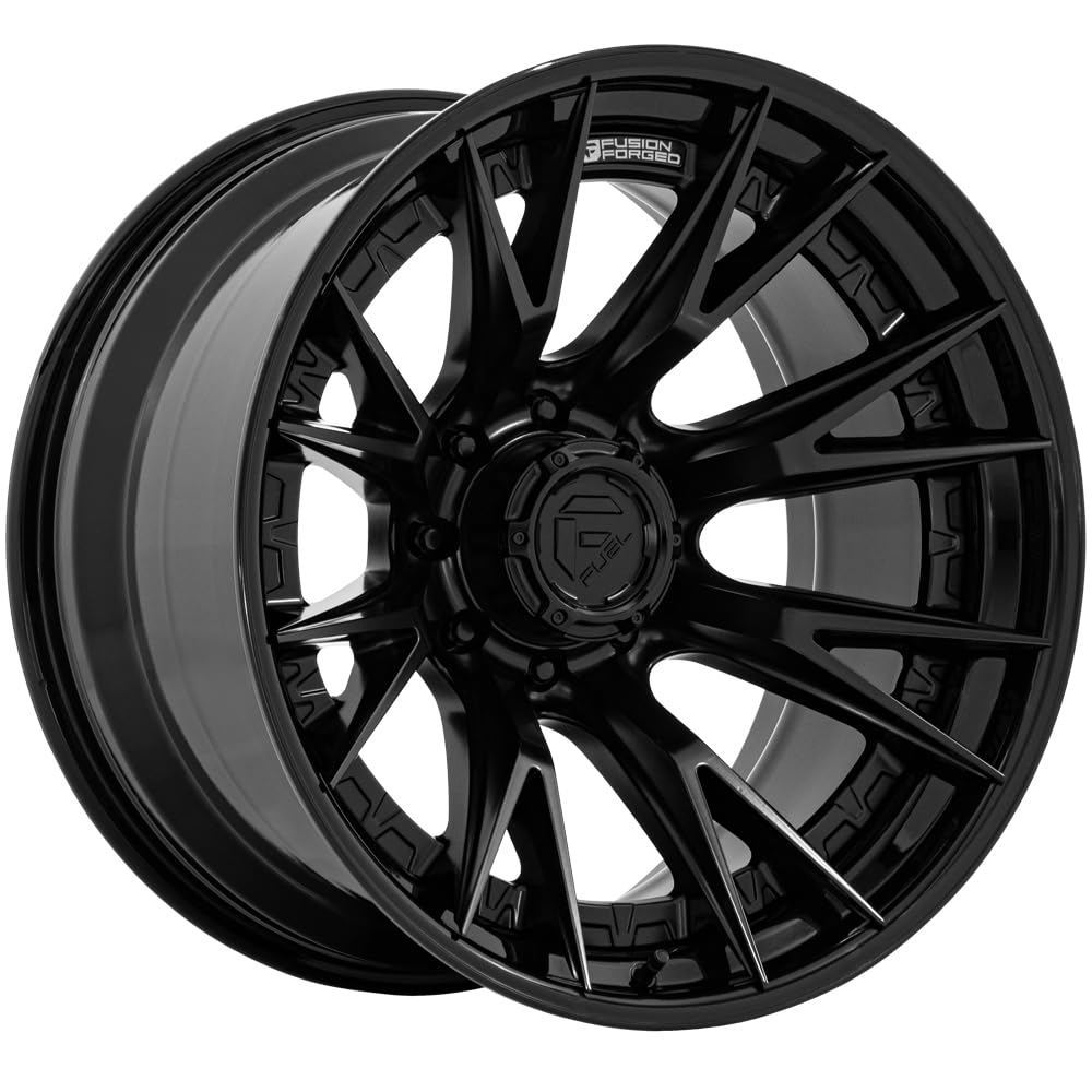 FUEL OFF-ROAD FC402 20X10 CATALYST 8X170 4.79-18mm MATTE BLACK WITH GLOSS BLACK LIP - FC402MX20108718N