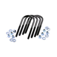 Rough Country U-Bolt Kit Round - 12" x 3.625", 9/16" Thread