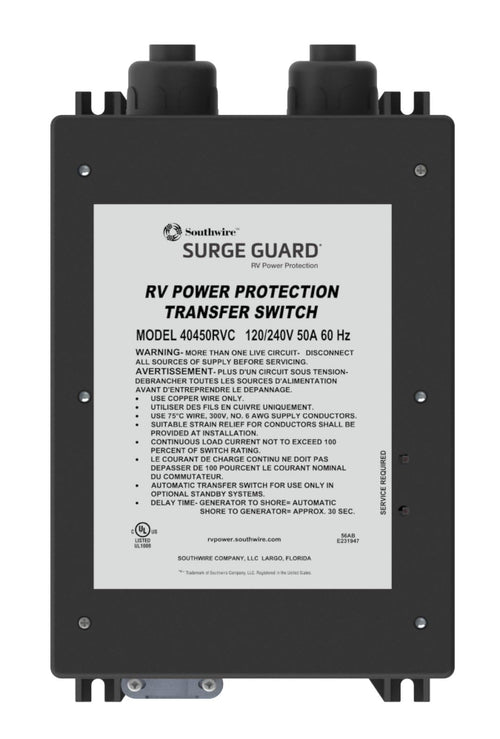 Automatic Transfer Switch 50A Surge Guard