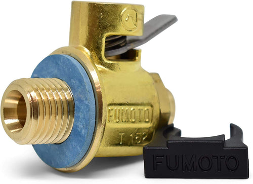 F137S with S-Series LC-10 Large Body FUMOTO® Valve with Short Nipple and Lever Clip for 12mm-1.75