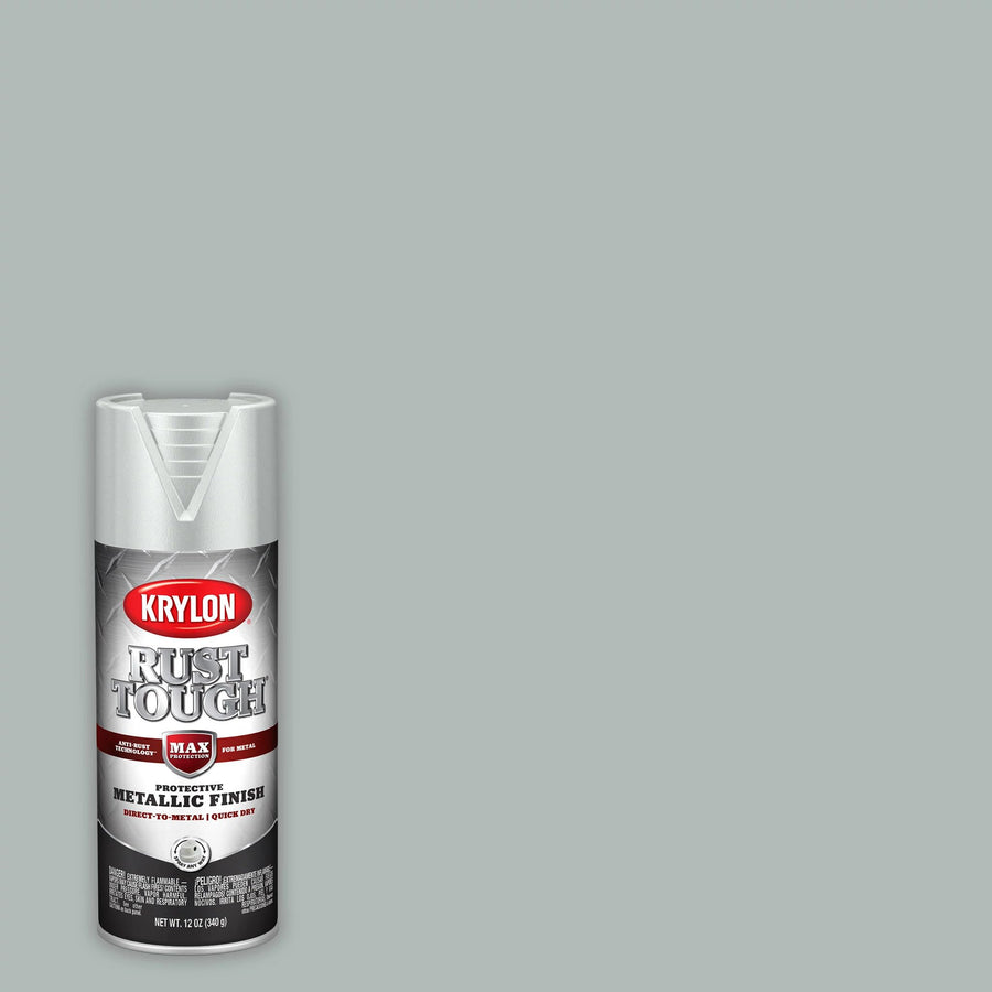 Krylon 'Rust Tough' Silver Metallic Rust Preventive Enamel K09232007 - 12 oz. Aerosol