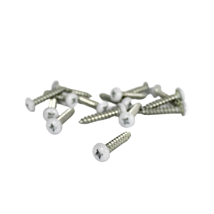 Screws ICON 14690, Qty 15, Painted, Fender Installation, Polar White