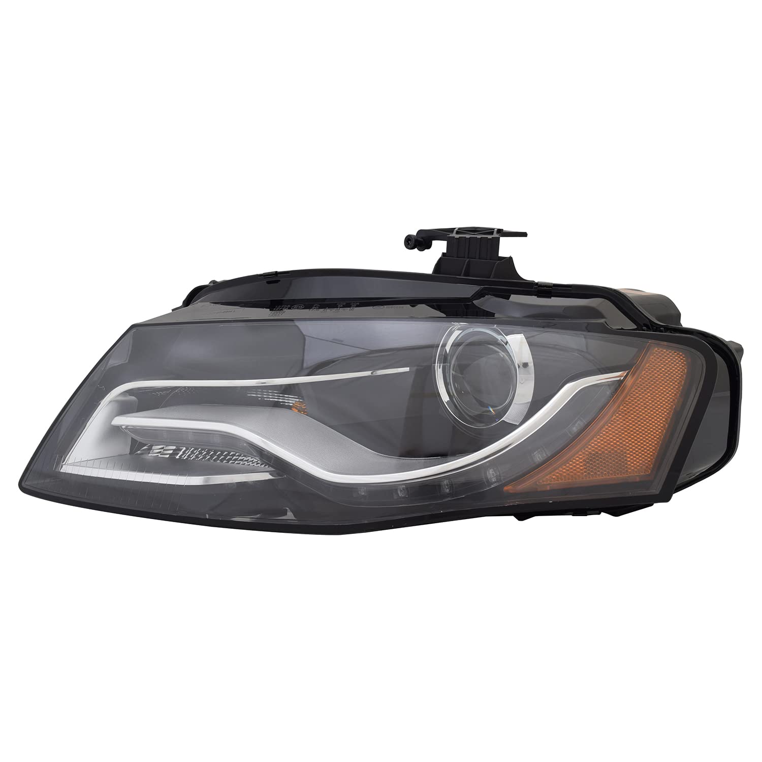 Left TYC Headlight Assembly Compatible with 2009-2012 Audi A4