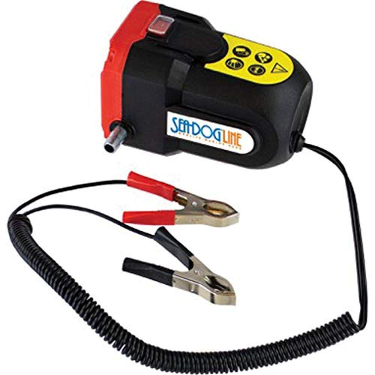 Oil Change Pump Sea-Dog w/Battery Clips - 12V