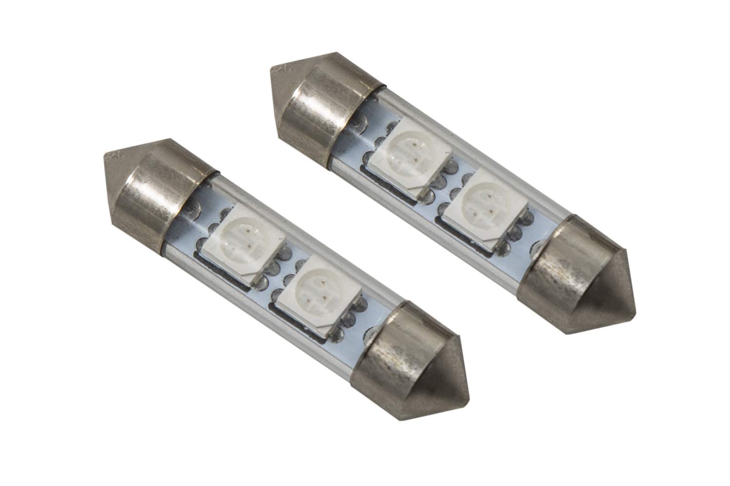 Blue 36mm SMF2 LED Bulb Pair Diode Dynamics