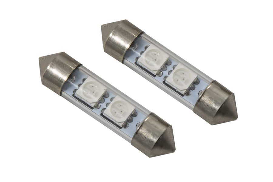 36mm Diode Dynamics SMF2 LED Bulbs (Pair), Red