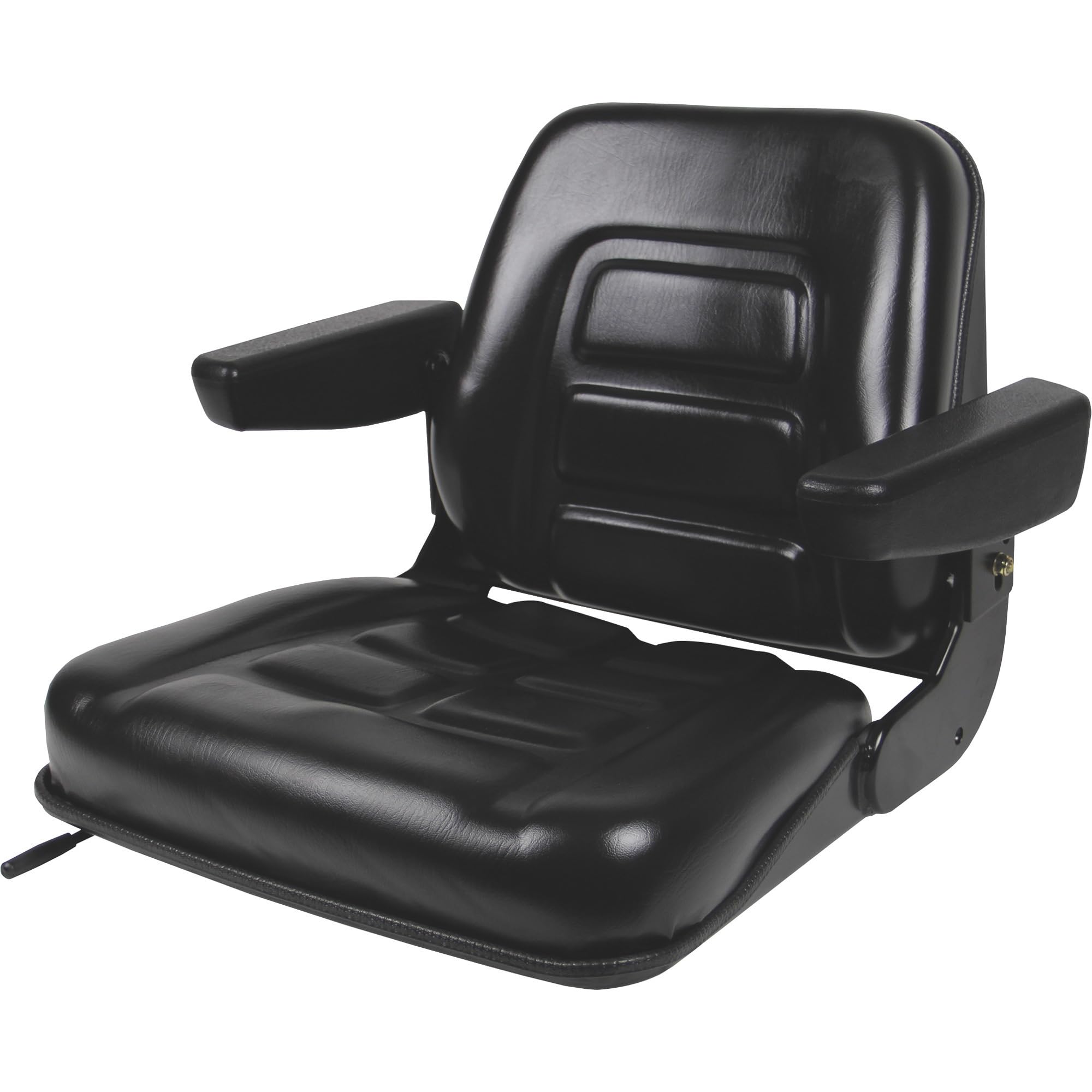 Universal Black Talon Folding Bucket Seat with Armrests - Black, Model# 355000BK