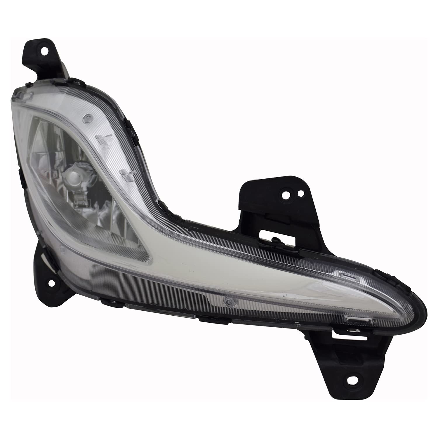 Right TYC Fog Light Assembly Compatible with 2011-2015 Hyundai Santa Fe