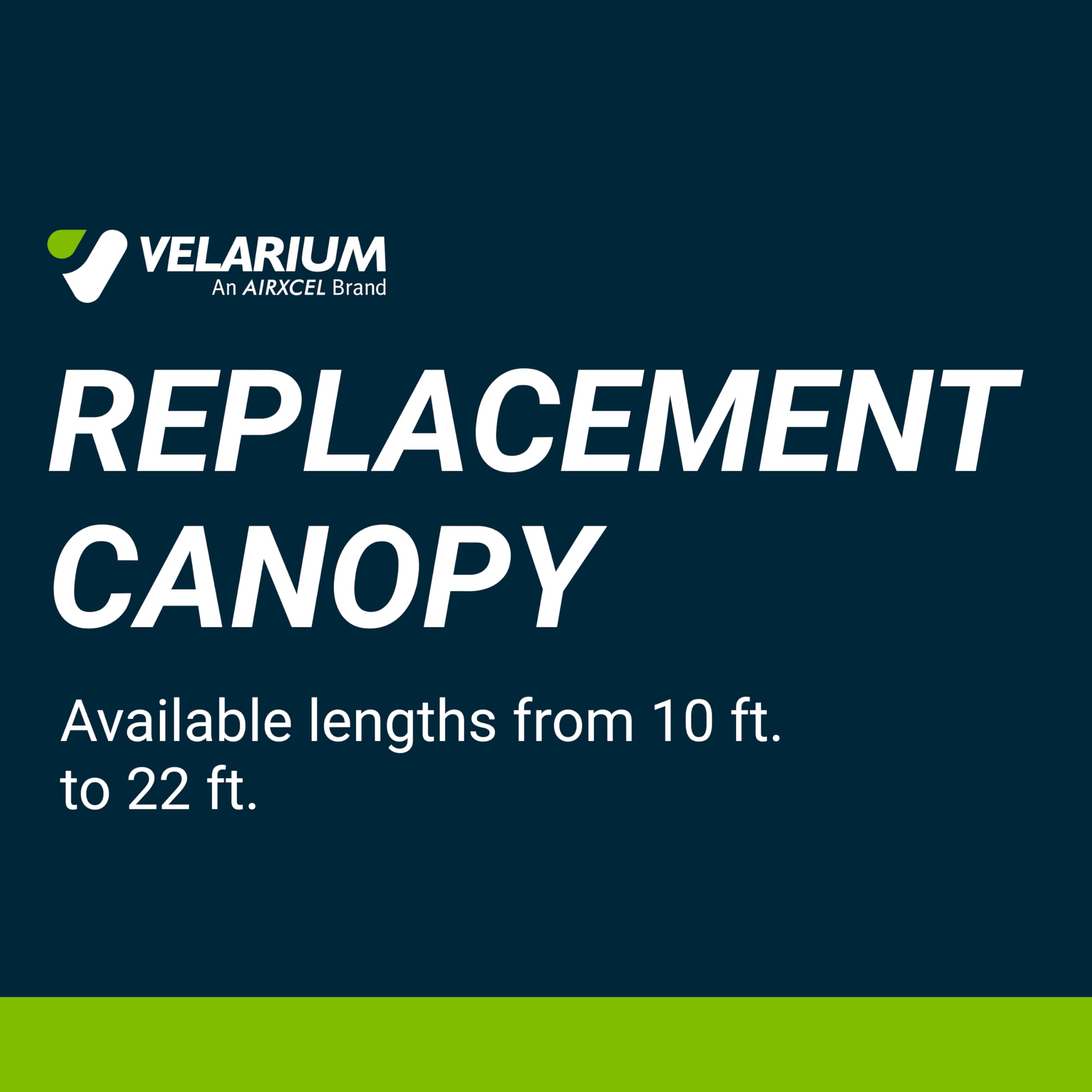 14' Velarium RV Vinyl Canopy, Blue Fade – Heavy-Duty 13.5oz 3-Ply Material, Cold & Crack-Resistant RV Awning, All-Purpose Outdoor Canopy for RVs, Trailers, and Motorhomes (Fabric 13'2")