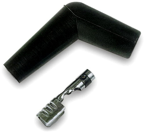 72075 Moroso Spark Plug Boot and Terminal Kit, 135 Degree in Black