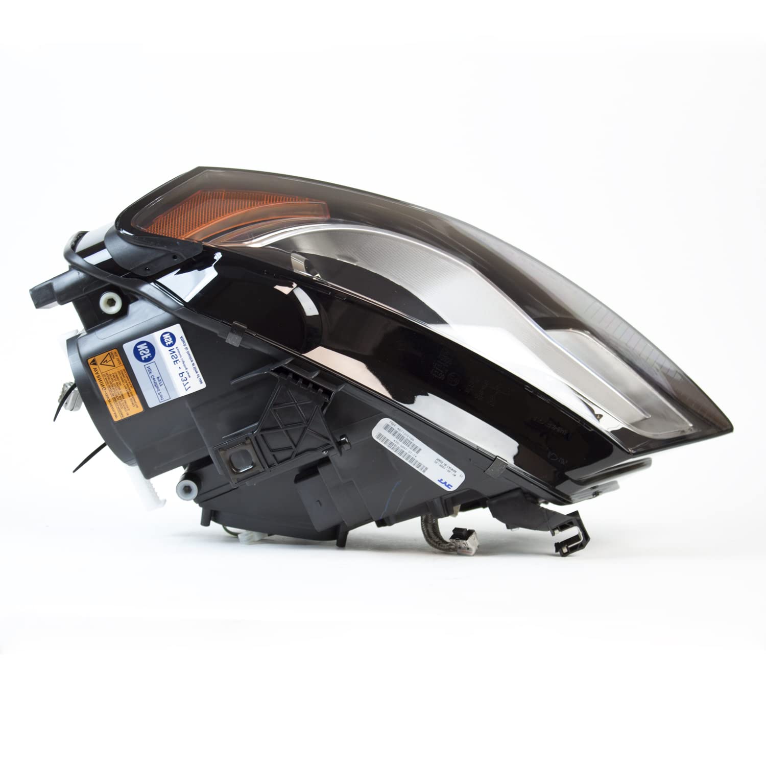Left TYC Headlight Assembly Compatible with 2009-2012 Audi A4