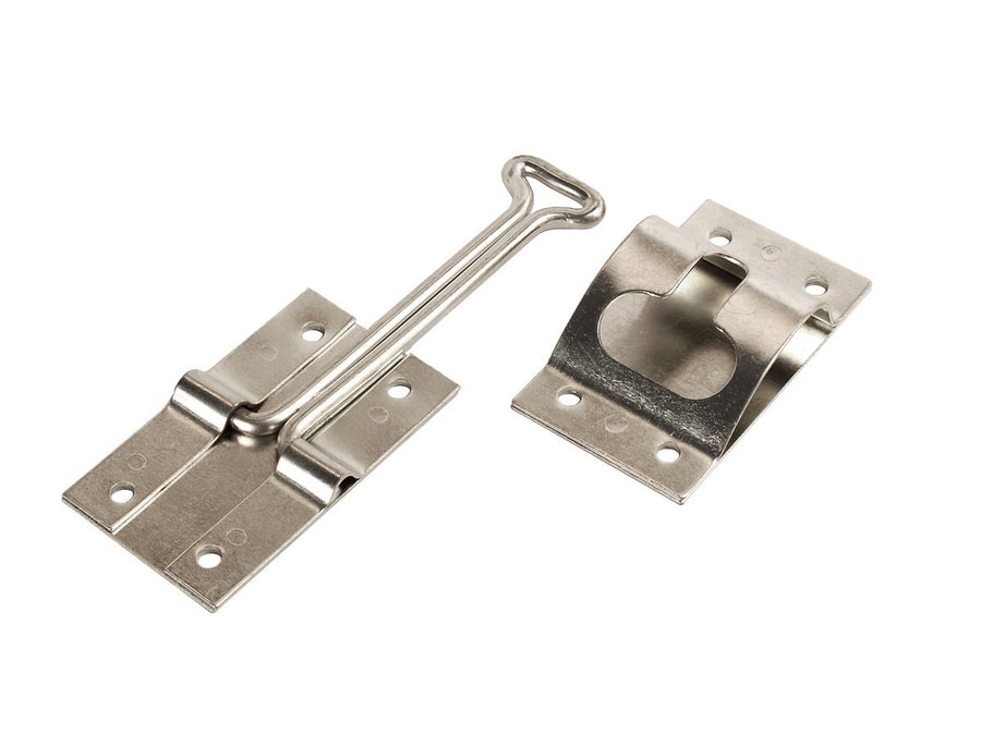 Entry Door Holder T Style, RV Designer E217, Zinc, 4 inch, Entry Door Hardware