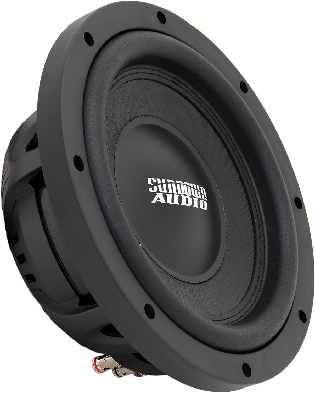 Sundown Audio 10” SML-10 D4 Shallow Mount Subwoofer – 600W RMS/1200W Peak, Dual 4 Ohm, 2.5" Aluminum VC, 14mm Xmax, Ultra-Slim Car Sub for Tight Spaces