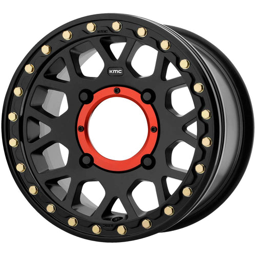 KMC KS235 Powersports 15X10 4X137 S-BLK 00MM - KS23551048700