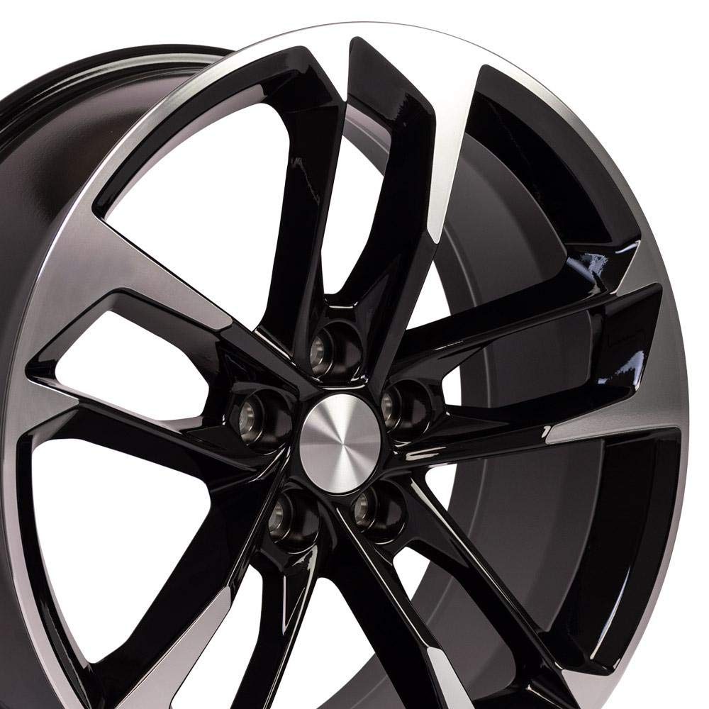 20 Inch OE Wheels CV29 Rim Fits Camaro 50th Anniversary Style 5x120 20x9.5 Gloss Black Machined - Hollander 5816 (1)