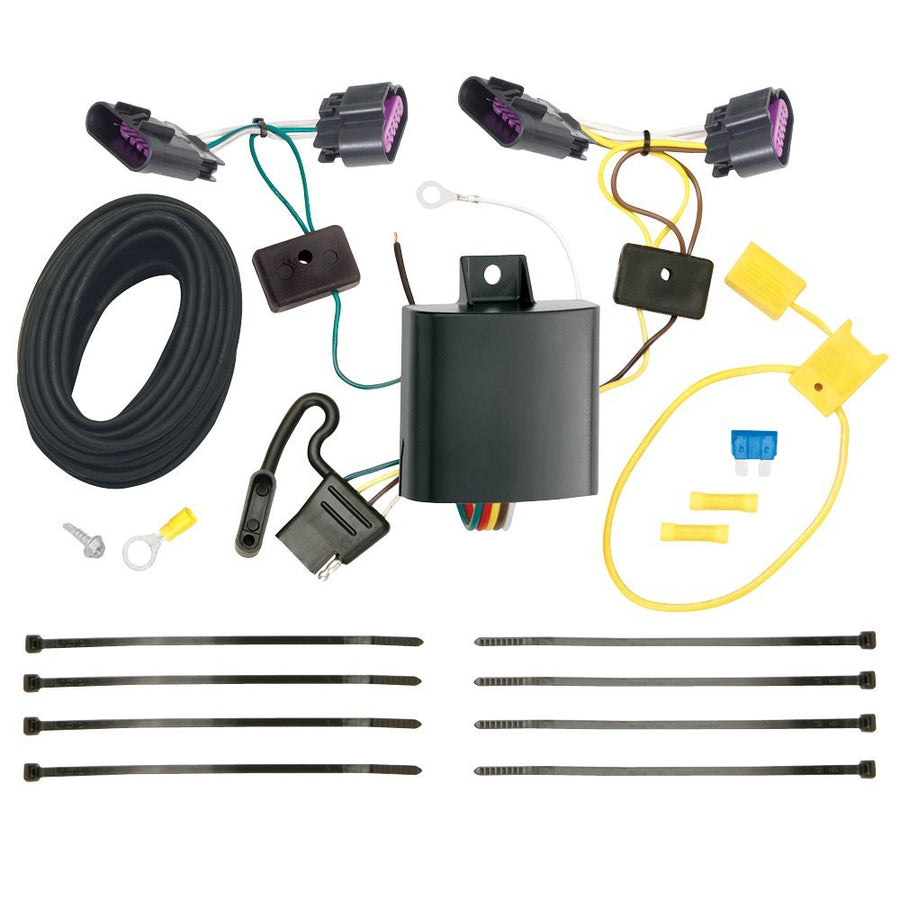Tekonsha T-One® 4-Way Flat Connector Harness, Compatible with Select Dodge Durango