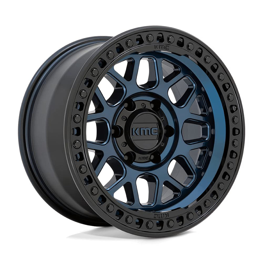 KMC 17x9 KM549 GRS 6x5.5" +0mm Blue Wheel Rim 17" Inch KM54979068900