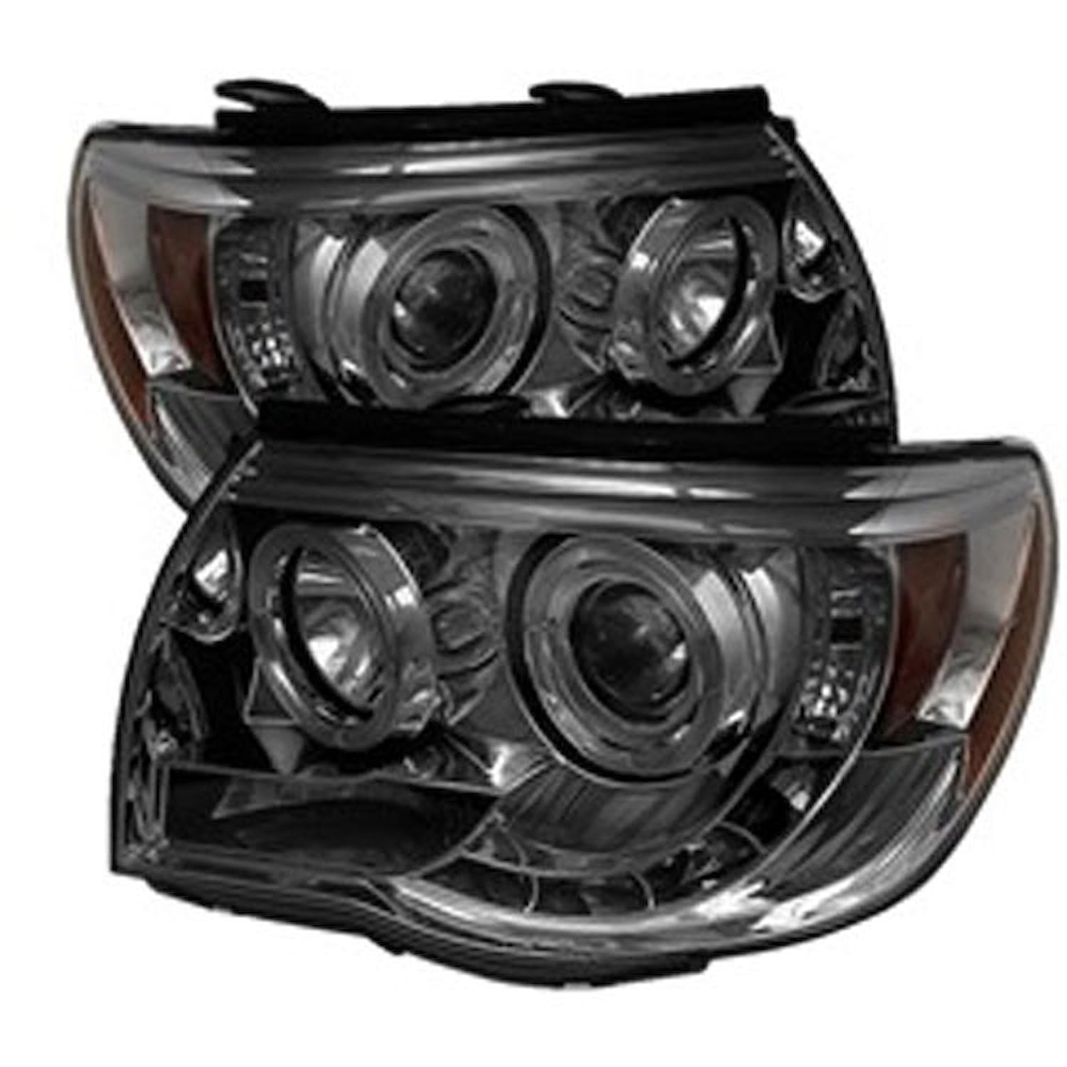 Auto Spyder 5011930 LED Halo Projector Headlights Chrome/Smoked