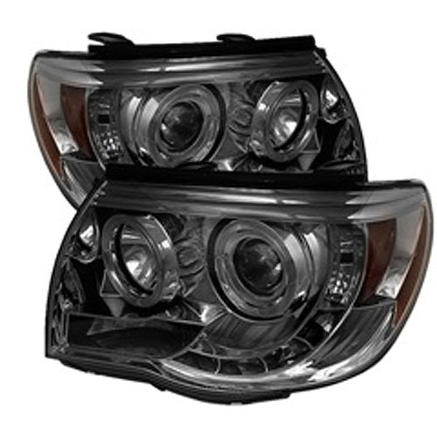 Auto Spyder 5011930 LED Halo Projector Headlights Chrome/Smoked