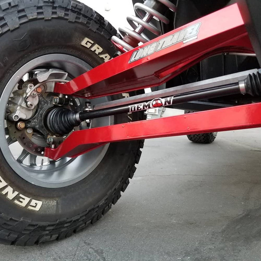 Rear Right Demon Powersports Heavy Duty Axle for (2008-13) Yamaha Rhino 700, Made Up of 4340 Chromoly Steel, In Dual Heat Treated High Strength, Gives Wider Angles OEM: 5B4-F53B0-00-00
