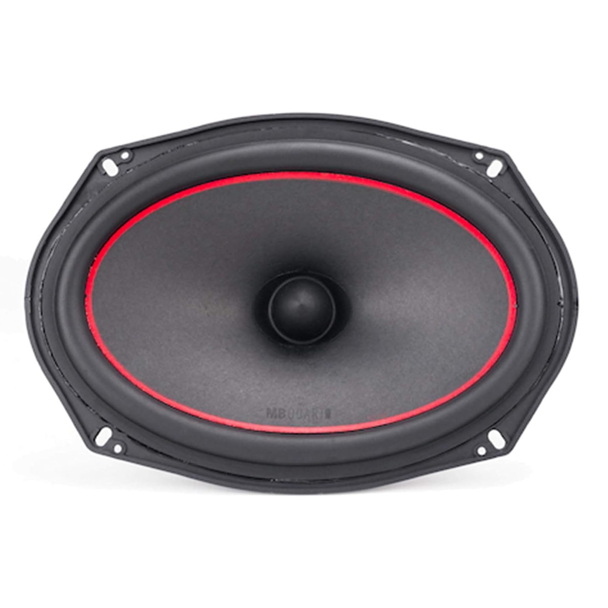 6"x9" MB Quart Coaxial Reference Car Speaker System with Lightweight Curvilinear Design, 2-Way Audio, 240W Max Output, and Universal Fit
